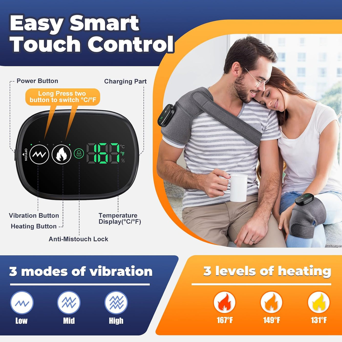 Cordless Heated Knee Massager