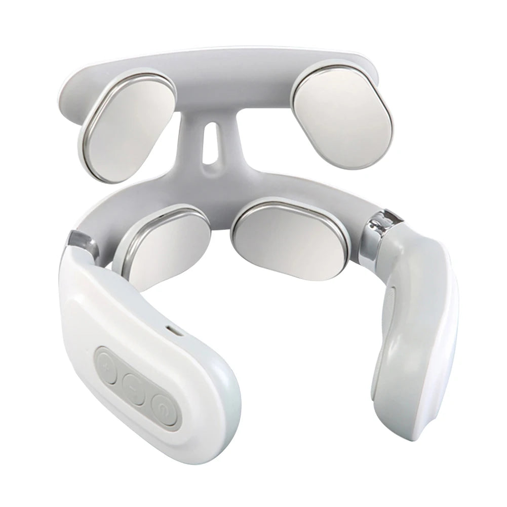 4-Head Heated Neck Massager