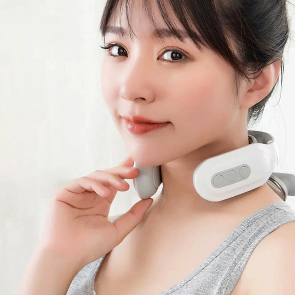 4-Head Heated Neck Massager