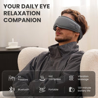 Eye Massager with Heat, Vibration & Air Pressure – Relieve Eye Strain & Headaches view 3